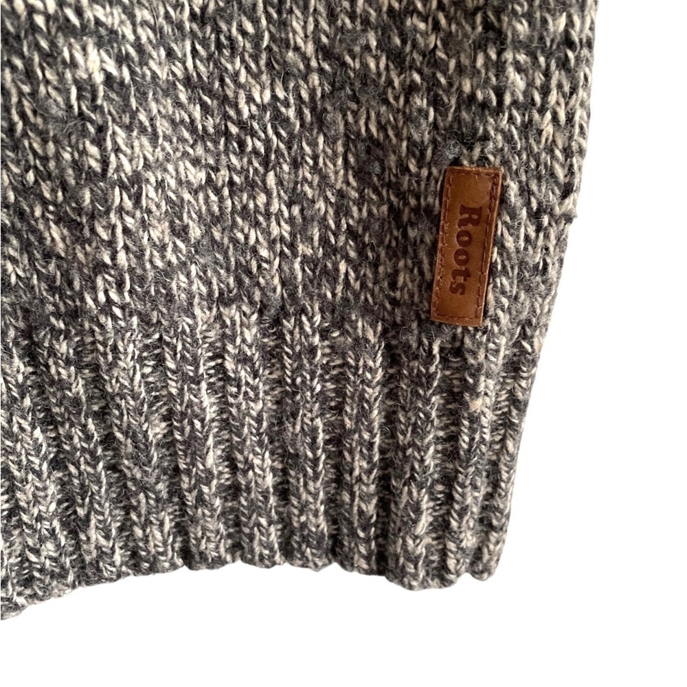 ROOTS Canada Wool Chunky Knit Cabin Sweater M - Picture 9 of 11